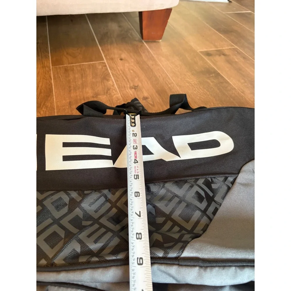 HEAD Core Performance Tennis Racquet Bag Black Grey Duffel Bag